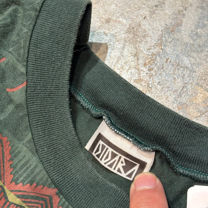 古着 USAVINTAGE/ プリントTシャツ/ 総柄/ サイズS