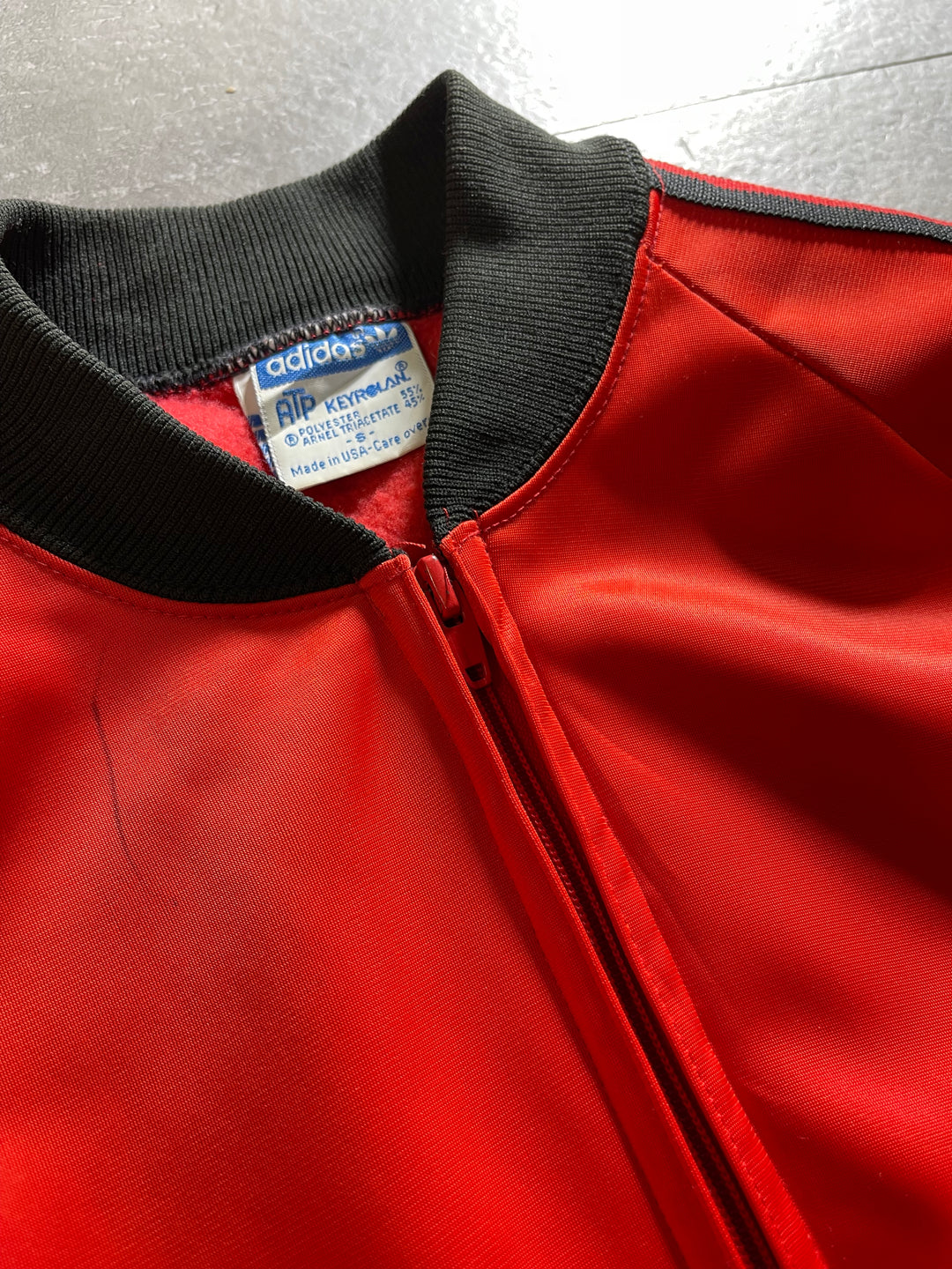 古着 USA製 70's adidas/アディダス ATPトラックジャケット(KEYROLAN)  / Sサイズ