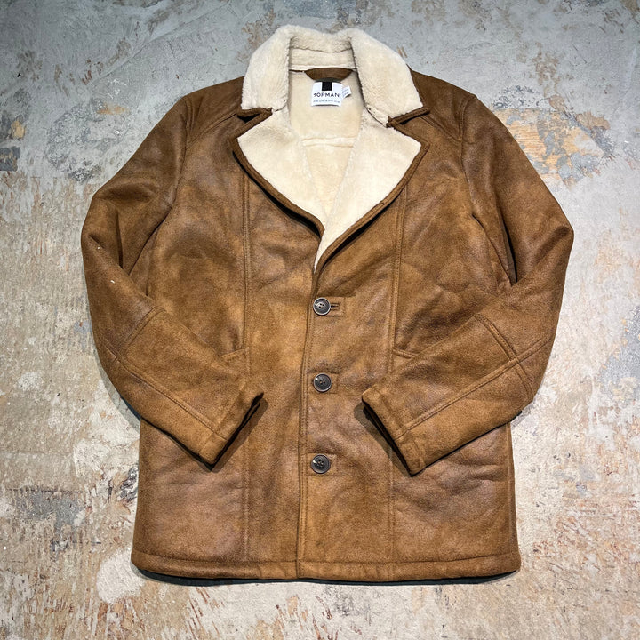 #3159 古着 Unknow/front button Shearling Jacket/フロントボタンシアリングジャケット/サイズXS