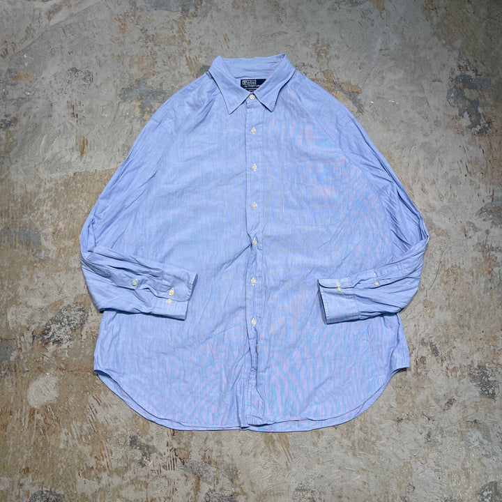 #4322 Ralph Lauren/ラルフローレン L/S Regular Collar Shirts/レギュラーカラーシャツ/ANDREW/サイズ17 1/2 34/35