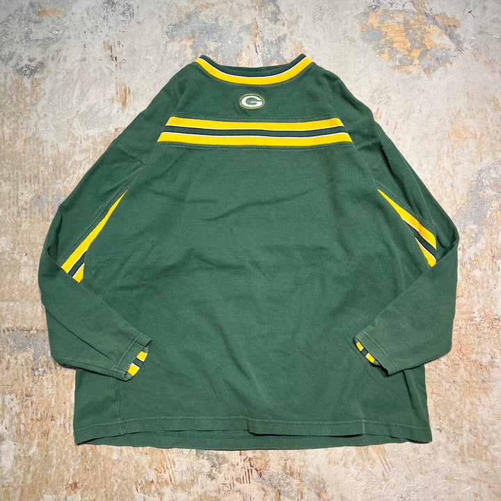 #1990 古着 CADRE athletic/カドレアスレチック/Crewneck Sweatshirts/クルーネックスウェット/PACKERS/パッカーズ/NFLチーム/サイズXL