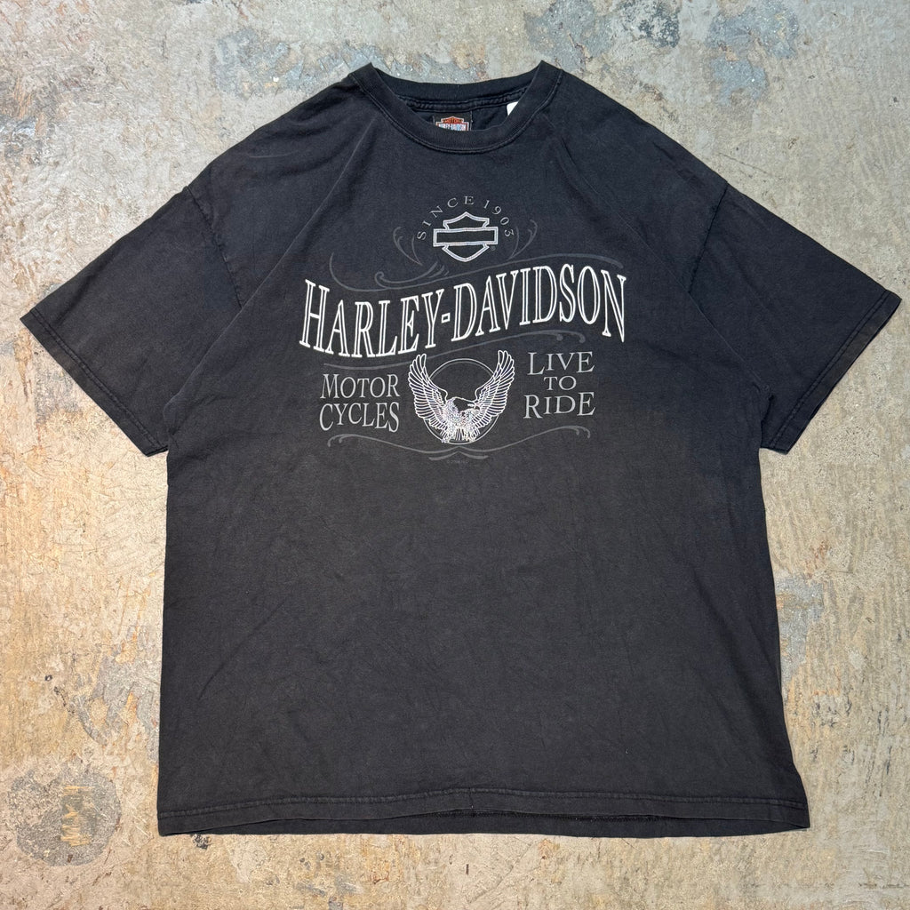 ハーレーダビッドソンＴシャツXＬサイズ 古着 Harley-Davidson/ハーレーダビッドソン/ プリントTシャツ