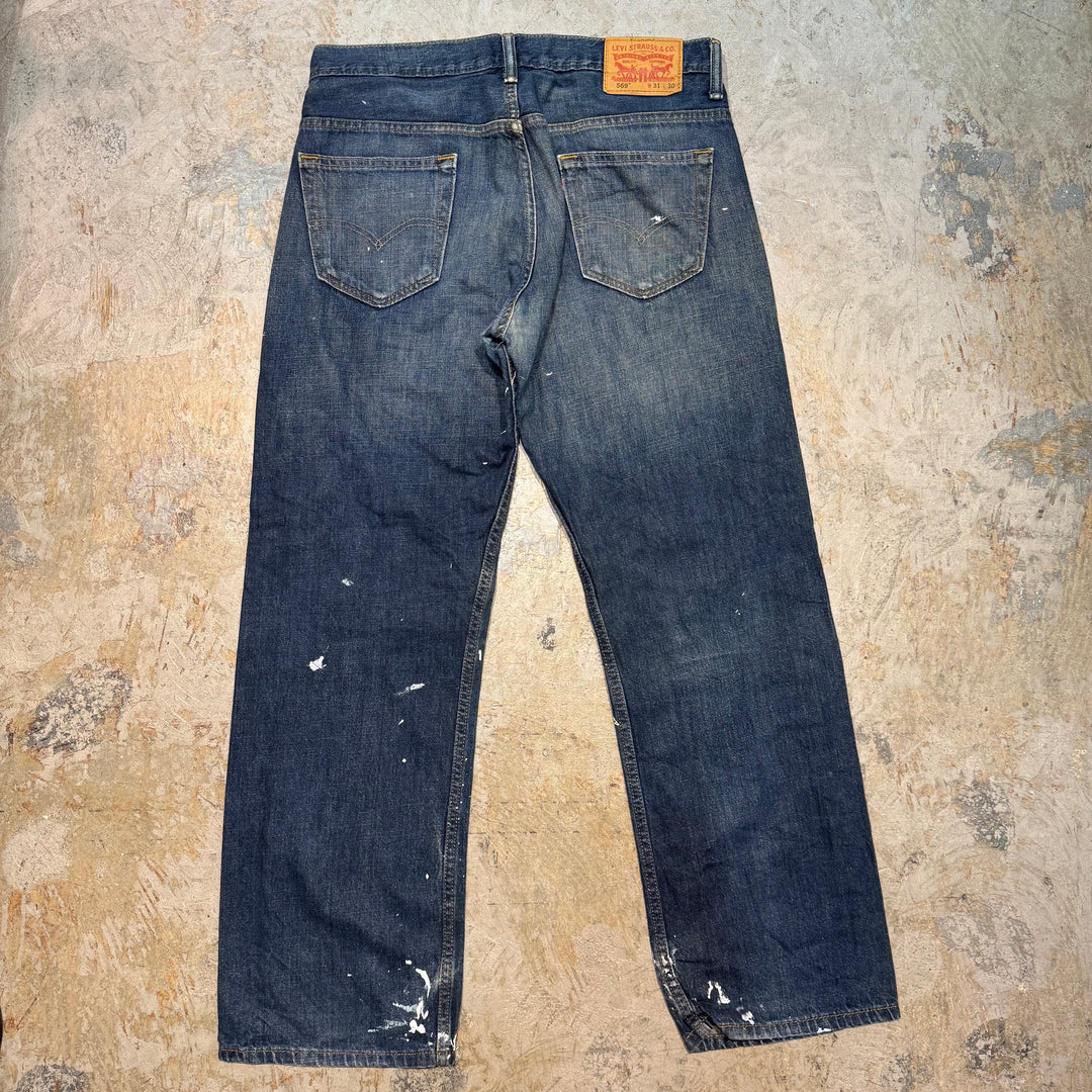 古着 Levi's/ リーバイス/ デニムパンツ/ ペイント 569/実寸サイズ31×30
