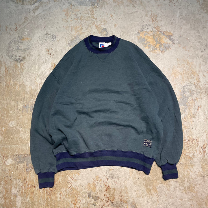 #3520 古着/Russell/ラッセル/Crewneck sweat/クルーネックスウェット/ブランクスウェット/無地/MADE IN U.S.A/サイズXL