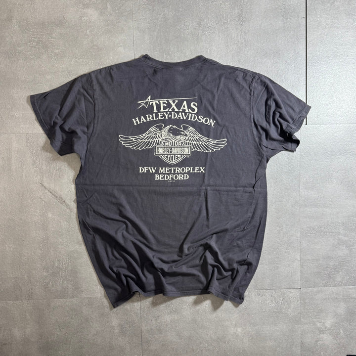 古着 Harley-Davidson ハーレーダビッドソン プリントTシャツ アメカジ サイズXL