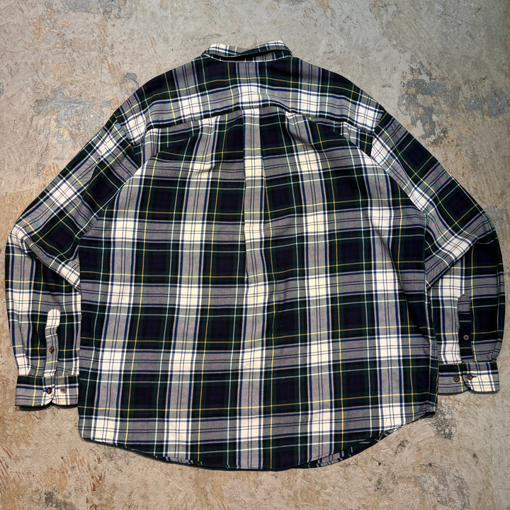 古着 Eddie Bauer/ エディー･バウアー/ 長袖シャツ/ チェック柄/ サイズXL