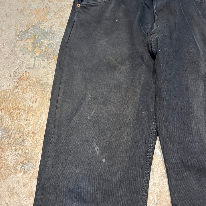 #4430 古着 Levi's/リーバイス/Black Denim Pants/ブラックデニムパンツ/501/サイズ36×32