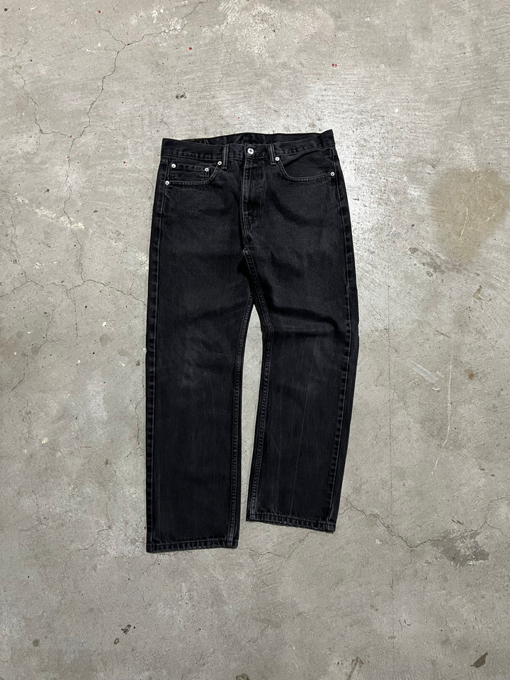 #MA18 古着 Levi's/リーバイス/Black Denim Pants/ブラックデニムパンツ/505/実寸サイズ33×29