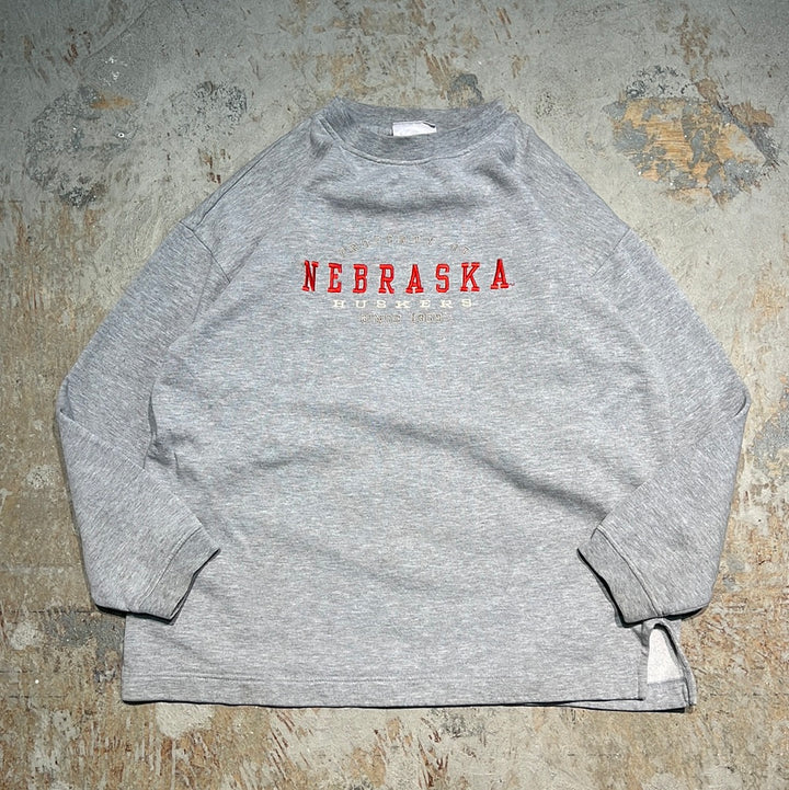 #1985 古着 Unknow/Crewneck Sweatshirts/クルーネックスウェット/企業ロゴ/サイズXL