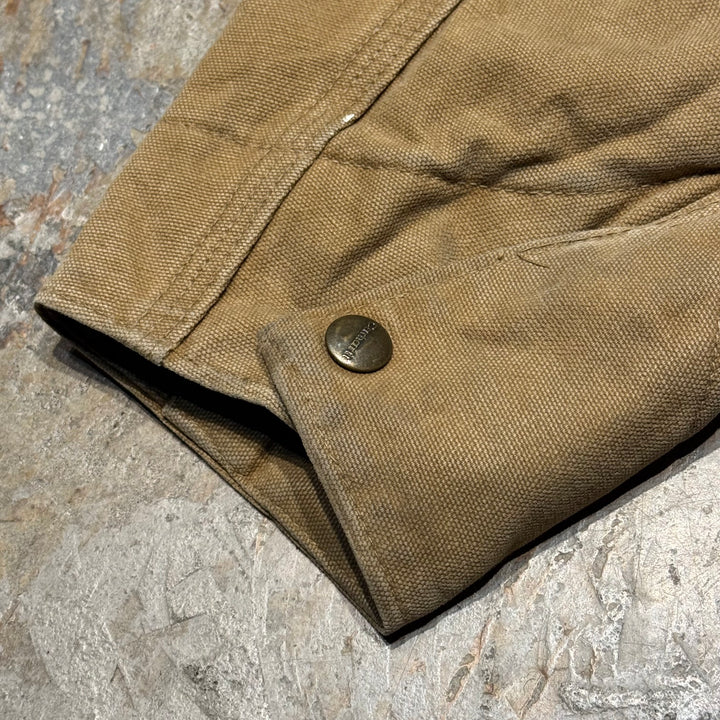 미국에서 만든 중고 의류 Carhartt/ Carhartt/ Detroit 재킷/ 오리 직물/ 안감 담요/ 크기 L