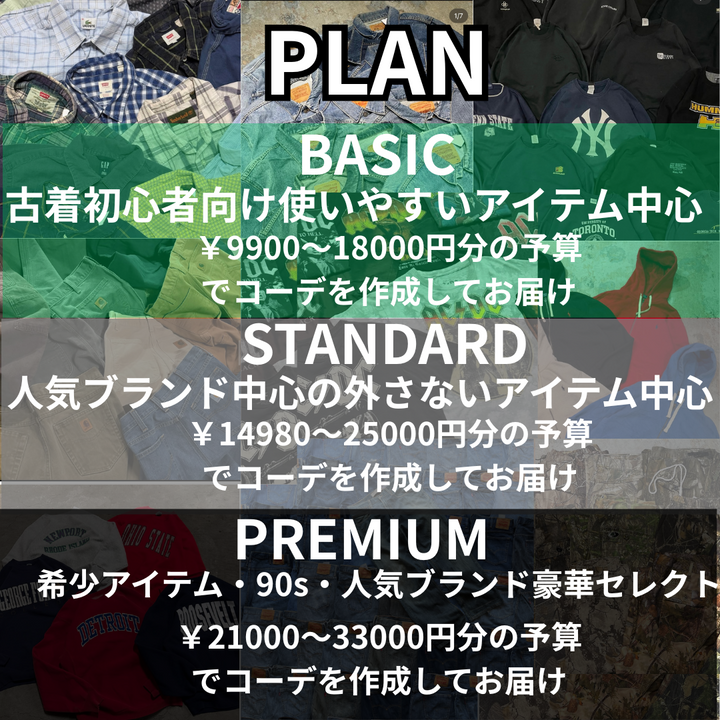 《9月12日までお得な先行販売割引あり》1着3300円～ あなたのご要望に寄り添って作成！！りなころトータルコーデBOX3着セット 秋ver