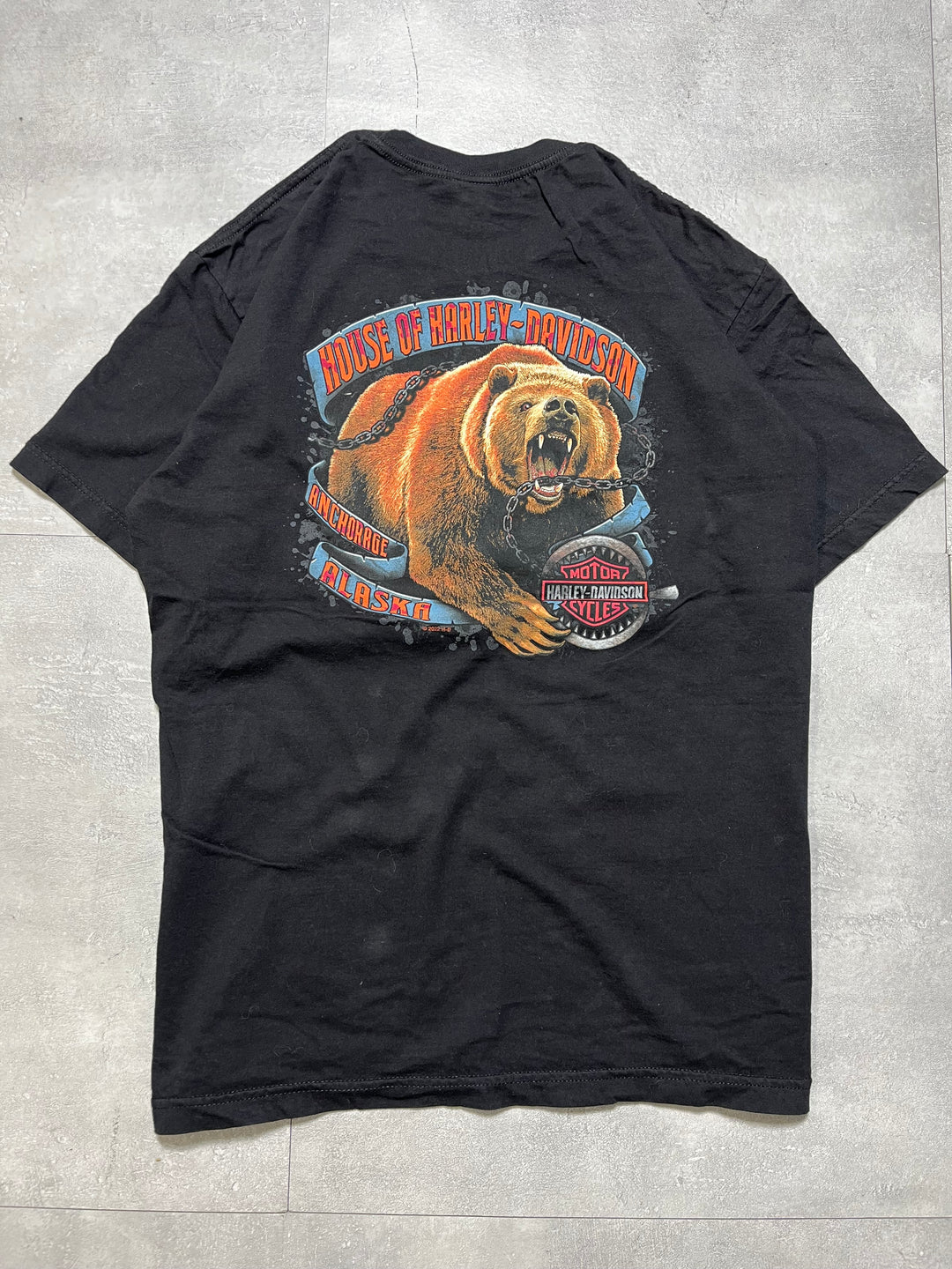 古着 USA製 Harley-Davidson/ハーレーダビッドソン/ プリントTシャツ/ サイズXL