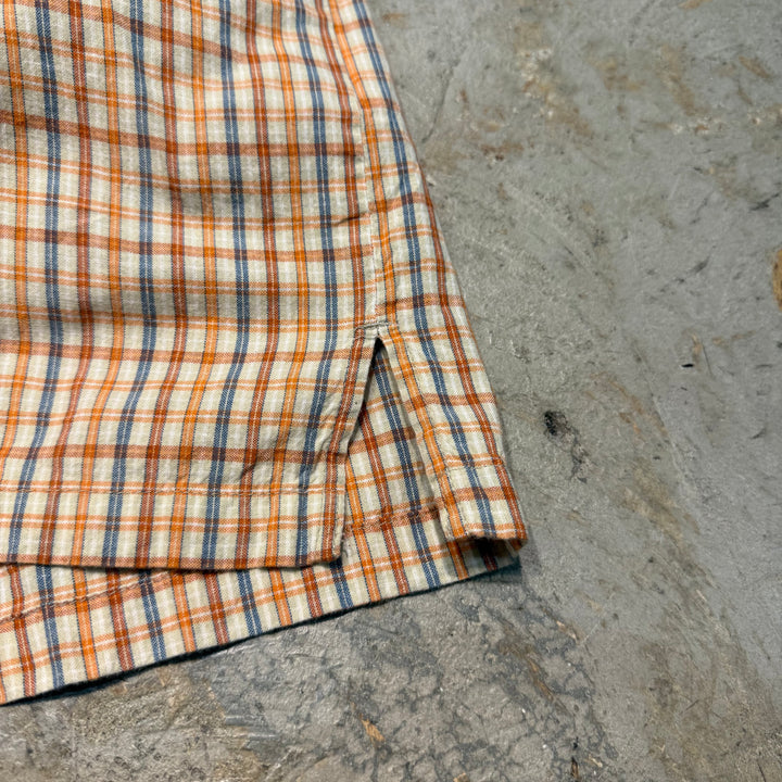 Used clothing Columbia/ Columbia/ Short sleeve shirt/ Checkered pattern/ Remake/ Size XL