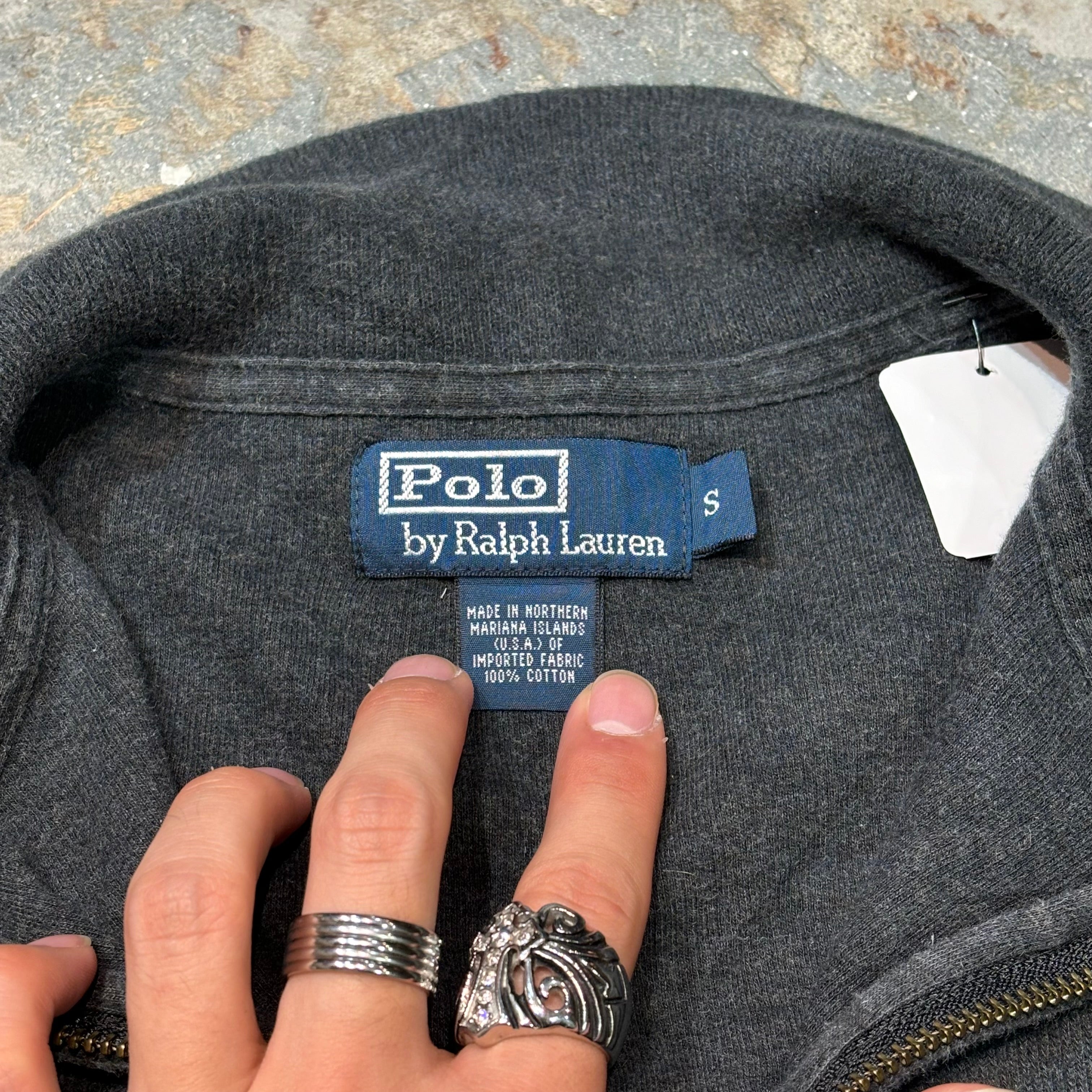 【状態◯】ポロ ラルフローレン ハーフジップ ニット セーター 古着 POLO RALPH LAUREN - POLO RALPH LAURENハーフジップニット