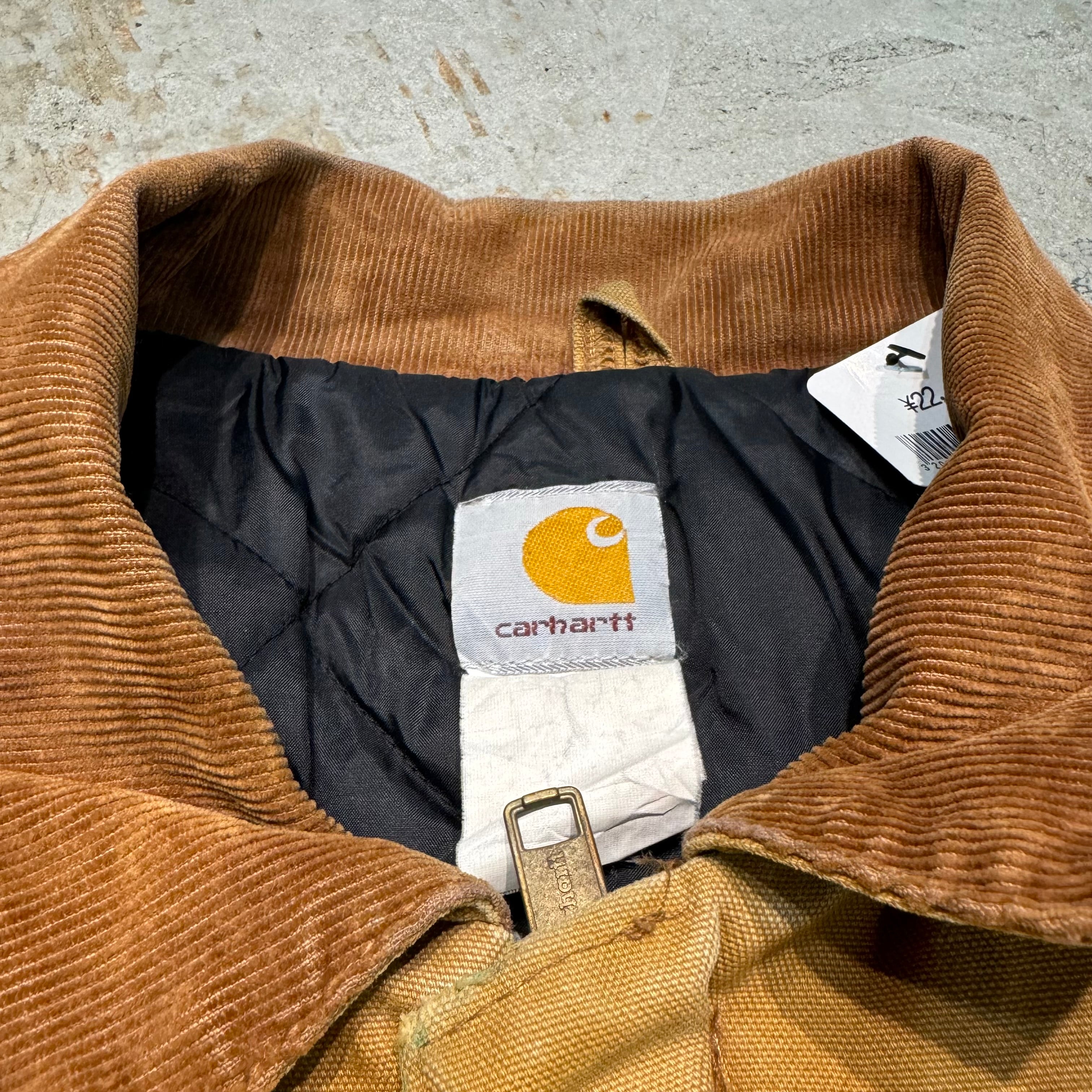 古着 carhartt/ カーハート/トラディショナルジャケット/ ダック地/ 裏地キルティング / サイズL – 古着屋 MUJIN