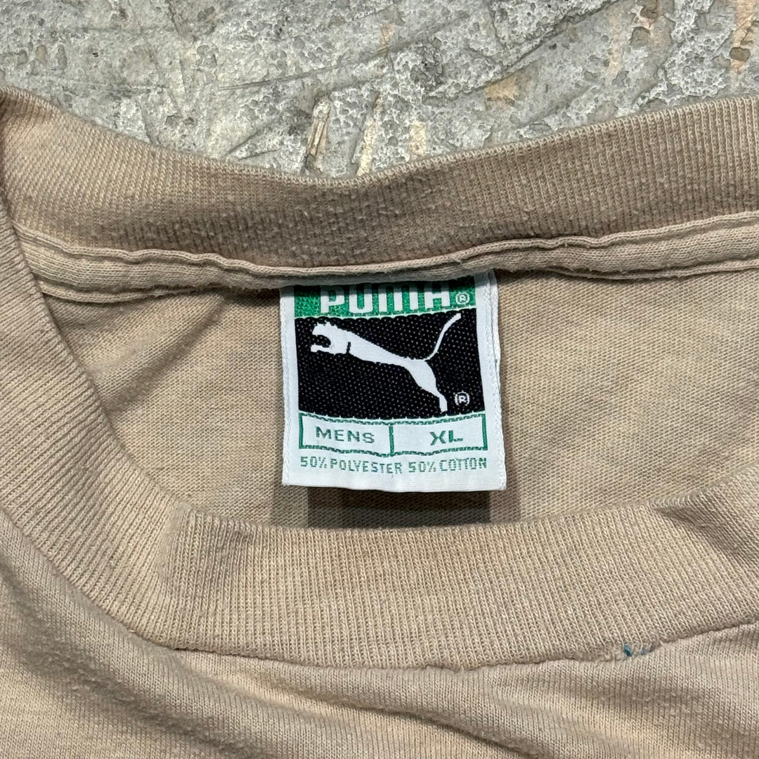 古着 USA製 80's PUMA/ プーマ / プリントTシャツ/ サイズXL