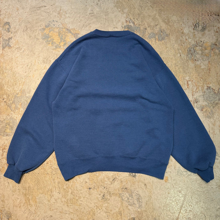 古着 90's USA製 RUSSELLATHLETIC/ ラッセル アスレチック/ クルーネックブランクスウェット/ 無地/Vガゼット/ サイズL