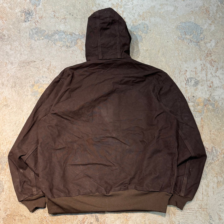 旧衣服Carhartt/汽车心/活动夹克/鸭面料/企业标志/内衬热/尺寸L