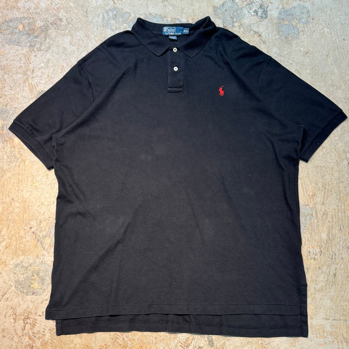 旧衣90's~ polo by ralph lauren/ polo衣拉尔夫劳伦/短袖polo衫/尺寸XXL