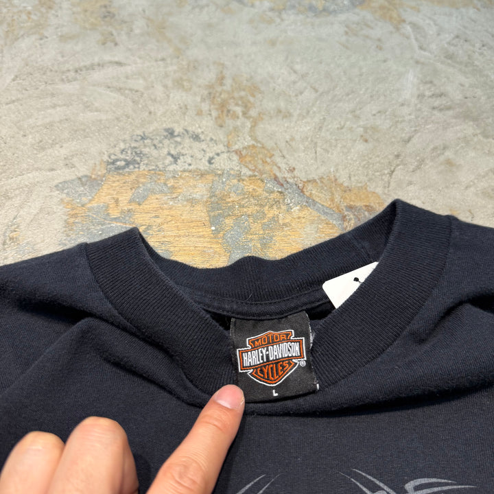 Used clothing Made in USA Harley-Davidson/Harley-Davidson/Printed T-shirt/Size L