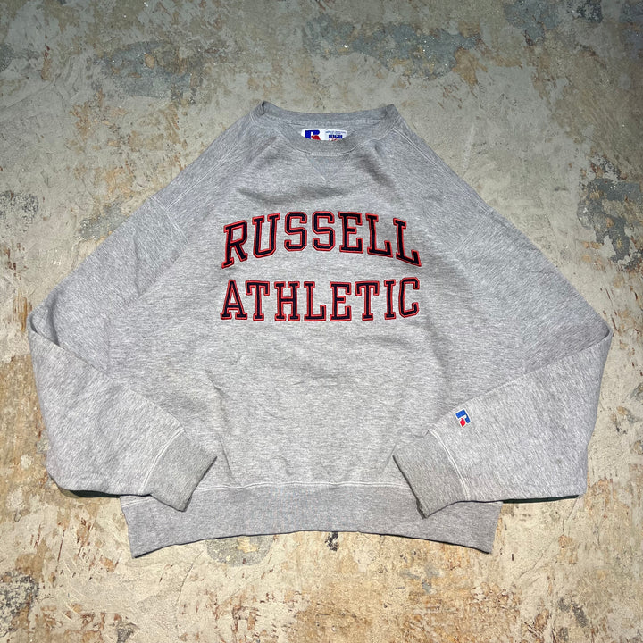 #3816 古着/Russell/ラッセル/Crewneck sweat/クルーネックスウェット/ラッセルロゴ/MADE IN U.S.A/サイズXL