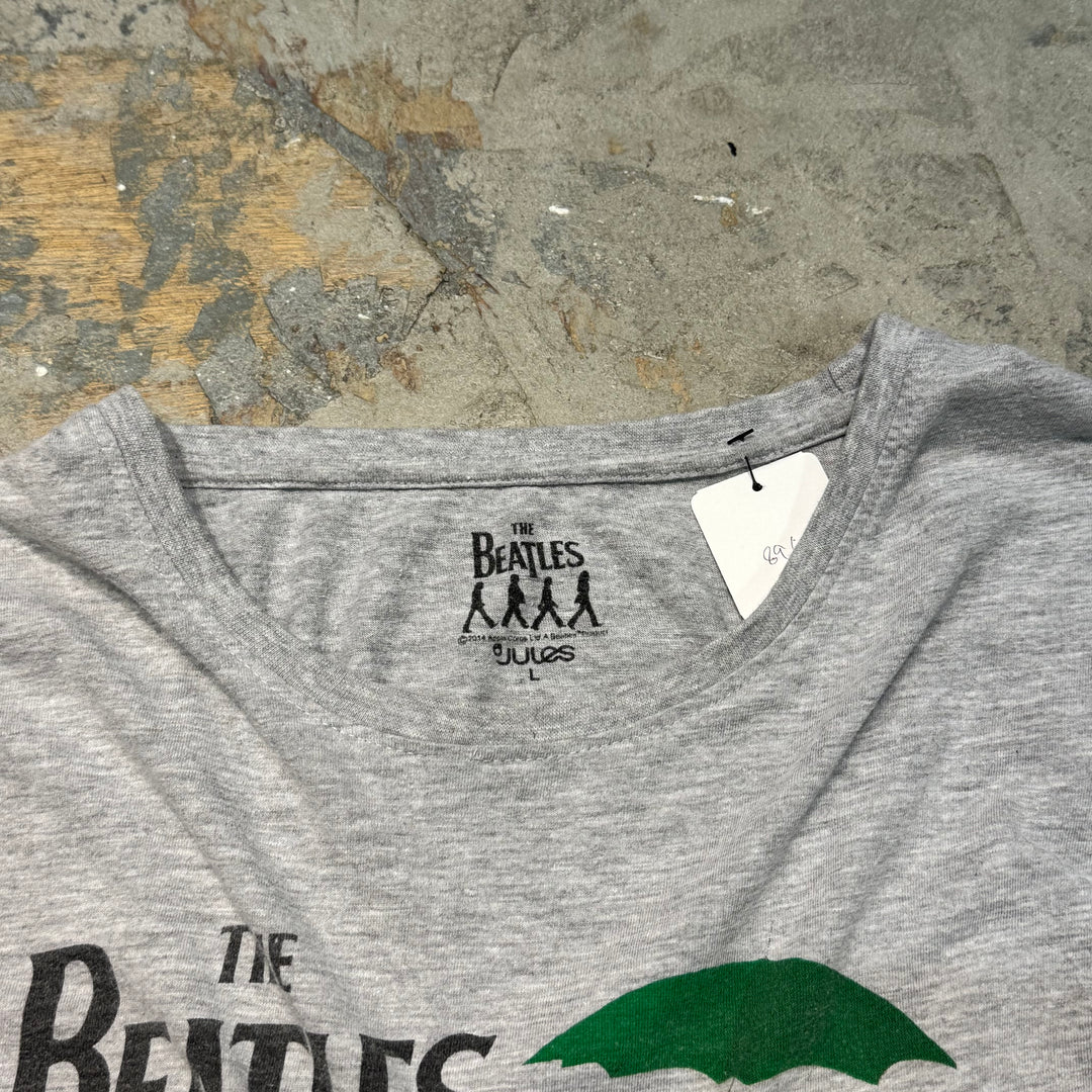 古着 BEATLES/ビートルズ/アーティストプリントTシャツ/サイズL