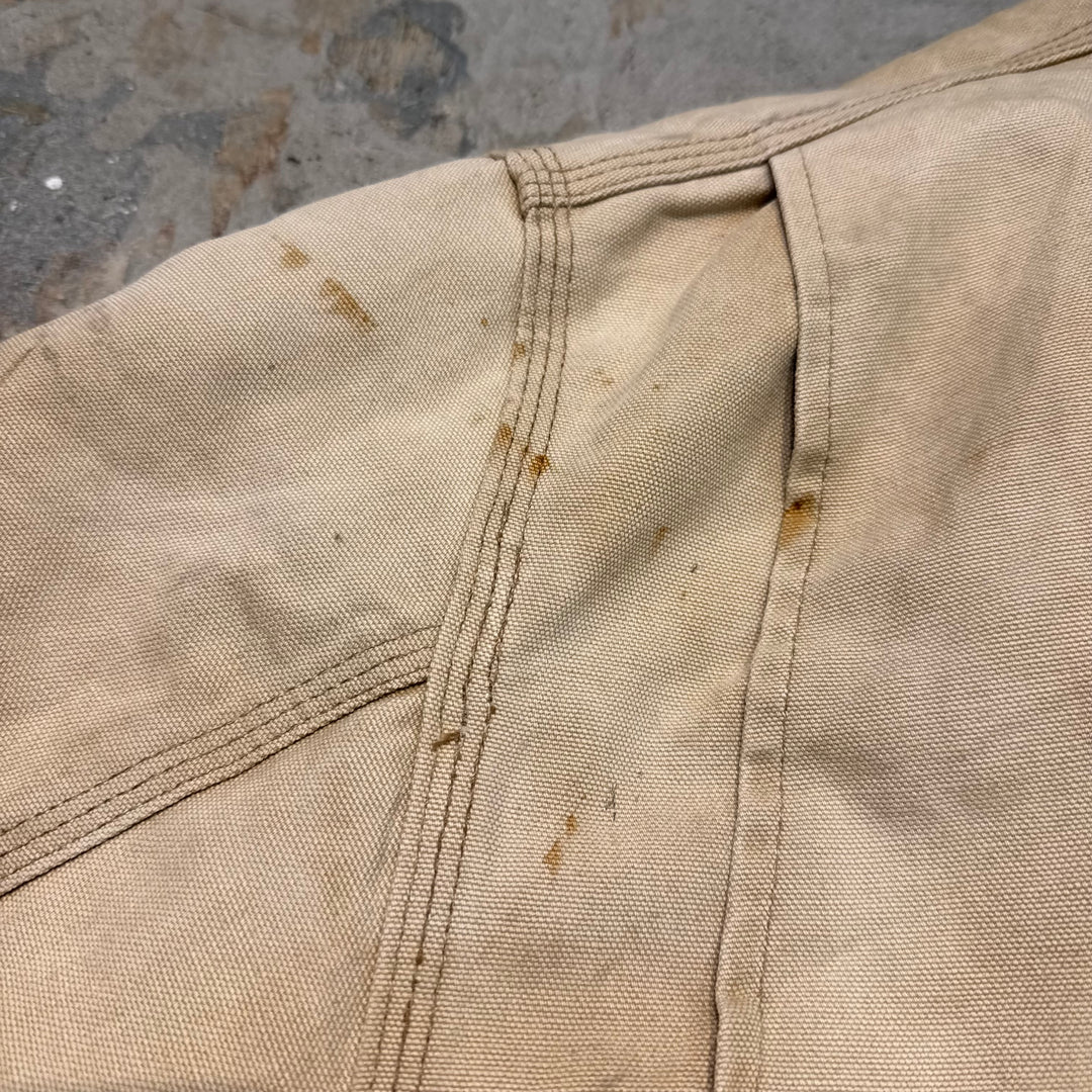 古着 90's carhartt/ カーハート/ トラディショナルコート/ 裏地キルティング/ 襟コーデュロイ/ サイズ3XL