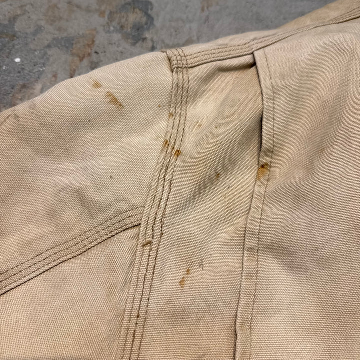 古着 90's carhartt/ カーハート/ トラディショナルコート/ 裏地キルティング/ 襟コーデュロイ/ サイズ3XL