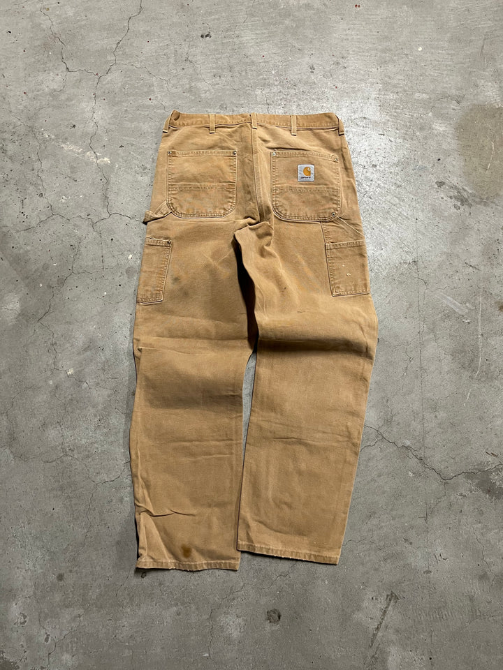 #MA06 古着 97's Carhartt/カーハート/ Duck Painter Pants/ダック地 ペインターパンツ/ワークパンツ/実寸サイズ35/30