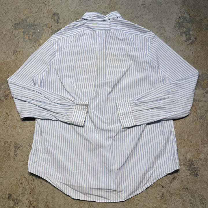 古着 POLO by Ralph Lauren/ ラルフ ローレン/ ボタンダウン長袖シャツ/ ストライプ柄/ サイズXL