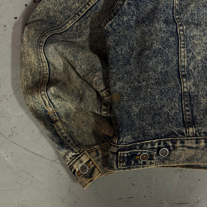 古着 80's USA製 Levi's/ リーバイス/ デニムジャケット/ Gジャン/ コーヒー染め/サイズXL