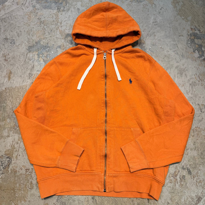 古着 POLO by Ralph Lauren/ ポロラルフローレン/ジップアップパーカー/ダブルフェイス/サイズXL