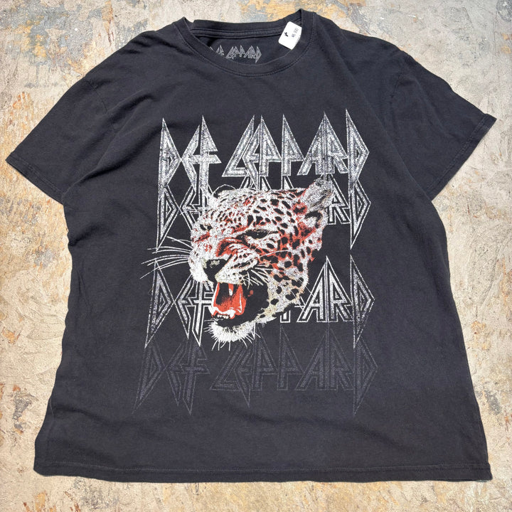 旧衣服DEF LEPPARD/ deffrd /艺术家T恤/尺码XL