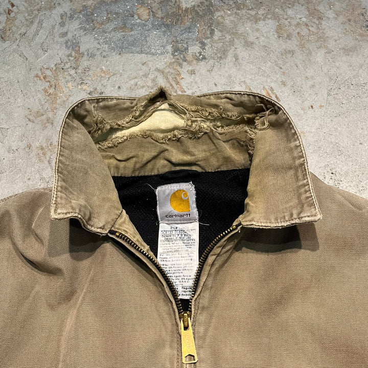 #3421 古着 Carhartt/カーハート/hamilton Jacket/ハミルトン ジャケット/ダック/廃盤 カーキ