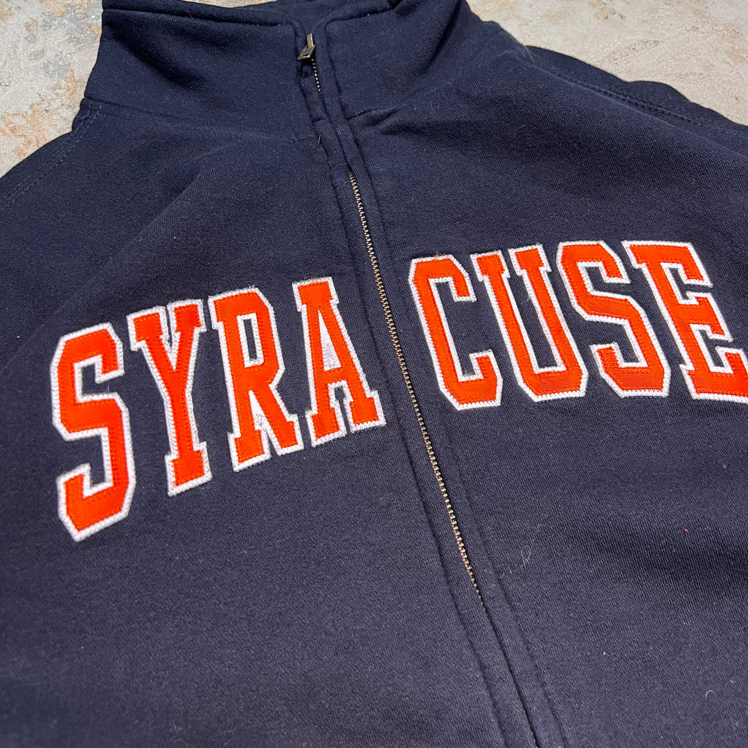 #3456 古着 MV SPORT/Full zip sweat/フルジップスウェット/カレッジロゴ/SYRACUSE/シラキュース/サイズXL