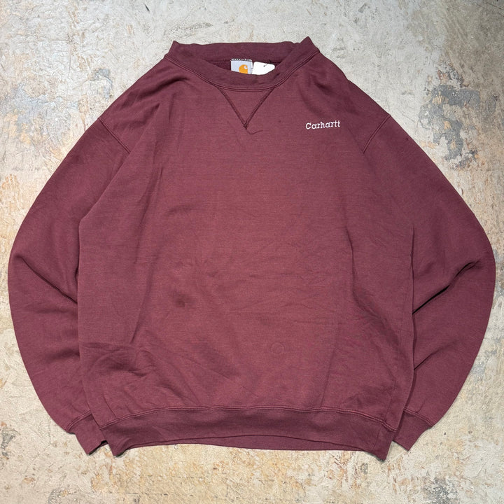 古着 Carhartt/ カーハート/クルーネックスウェット/サイズL相当