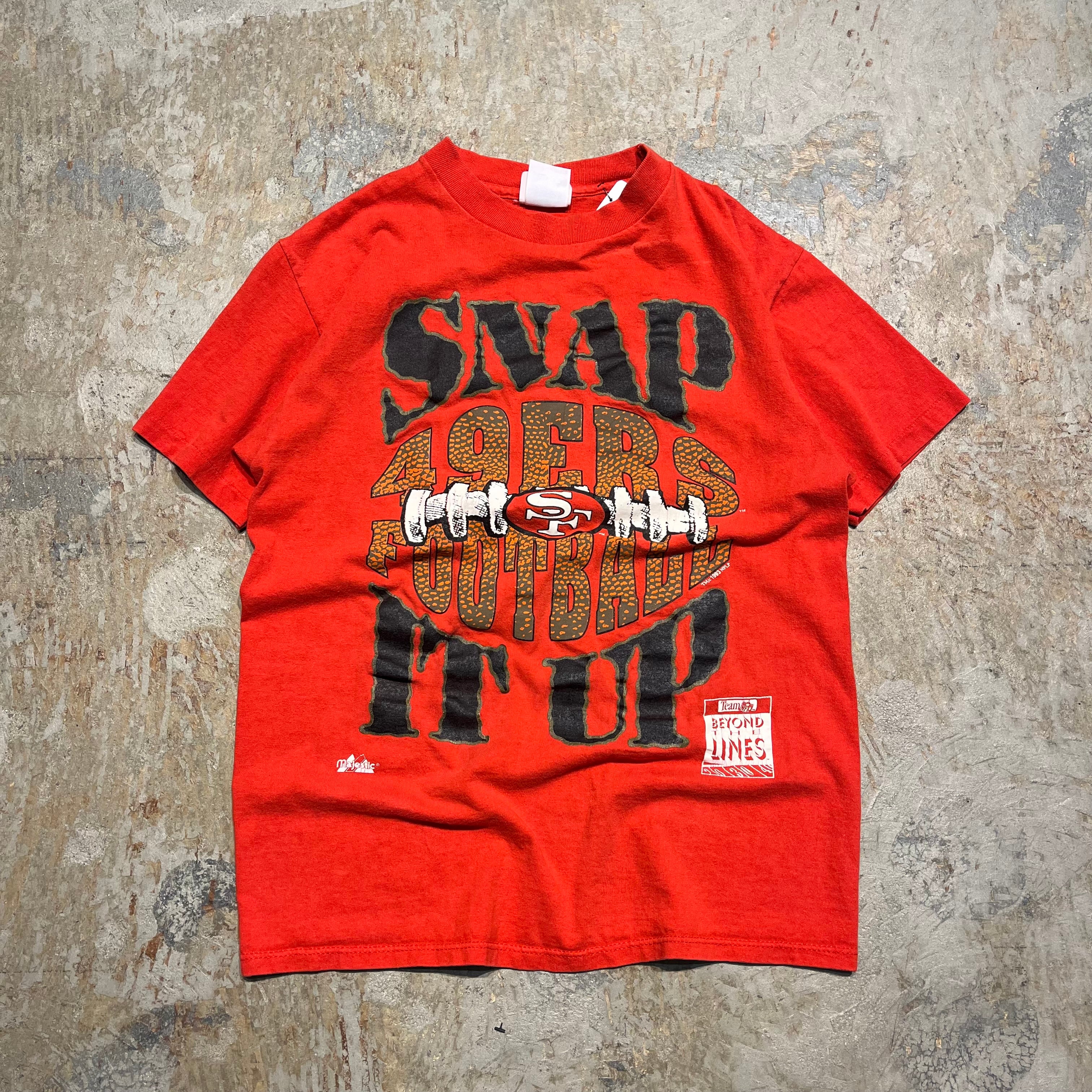 古着 USA製 majestic/サンフランシスコ・49ERS/フットボールチーム/NFL