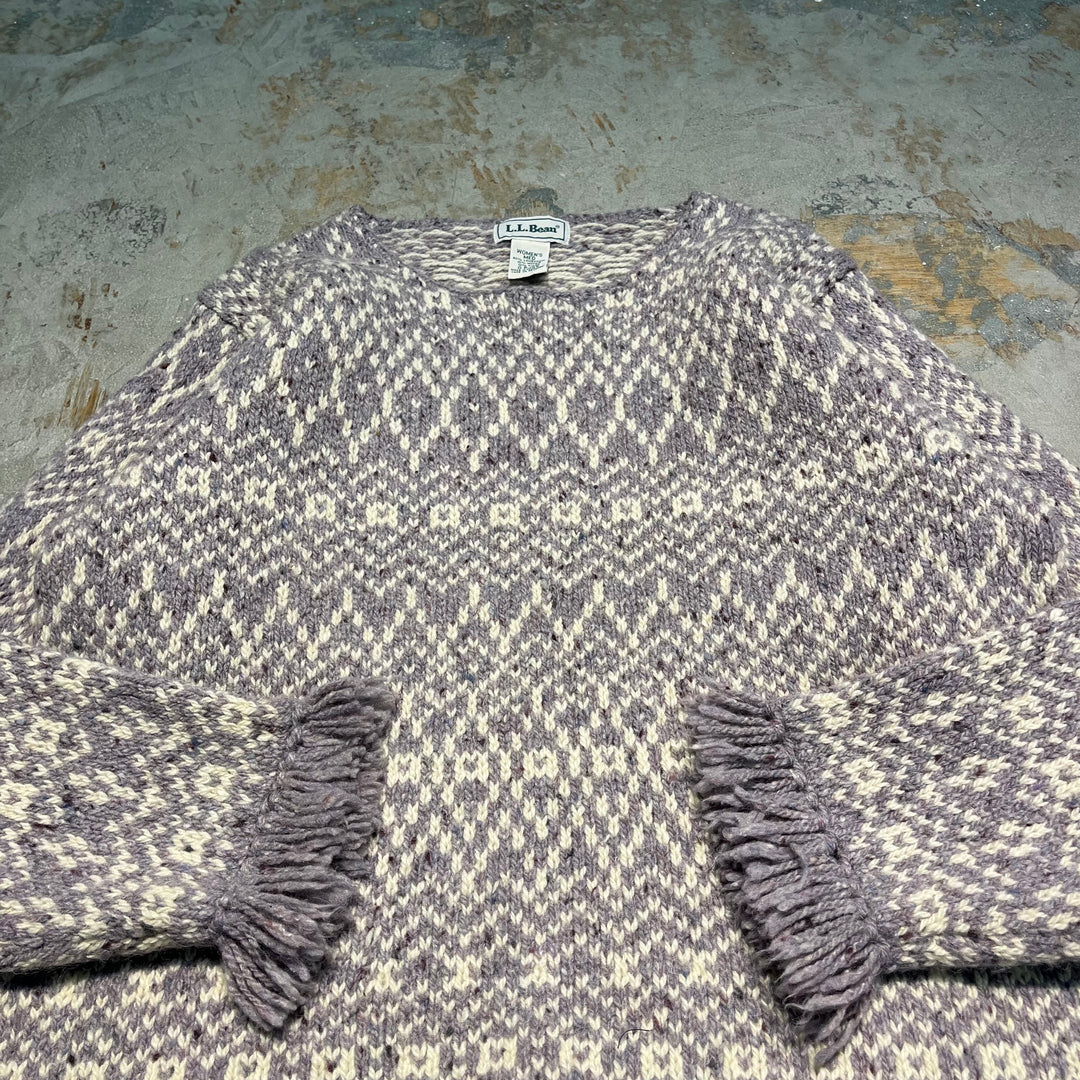 #3378 L.L.Bean/エルエルビーン/Crew neck cotton knit/クルーネックコットンニット/サイズWomens M