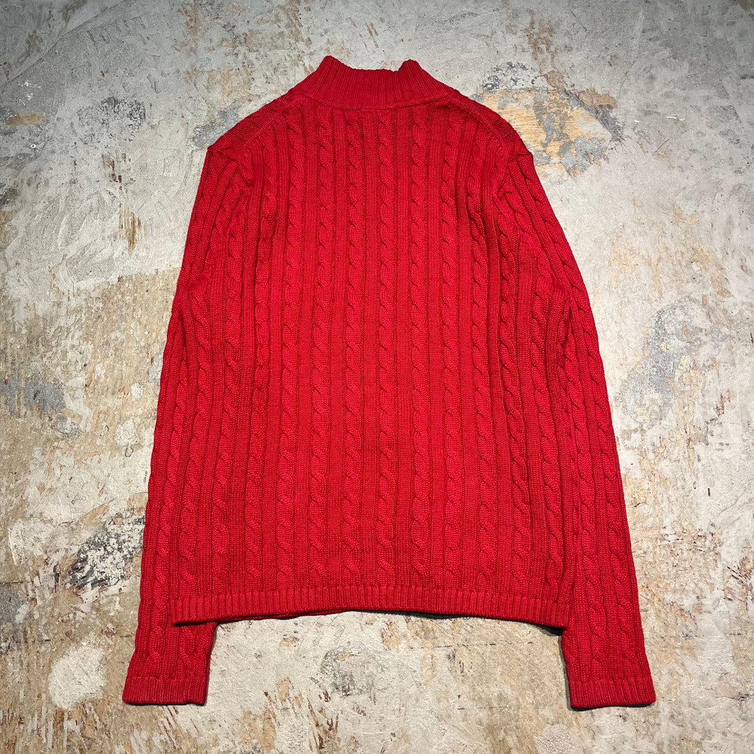 #3621 L.L.Bean/エルエルビーン/zip up knit/ジップアップニット/サイズXL