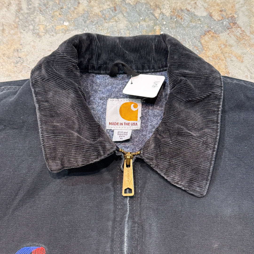 미국에서 만든 중고 의류 Carhartt/ Carhartt/ Detroit Jacket/ Duck Fabric/ Corduroy Collar/ Lining Blanket/ Size XL