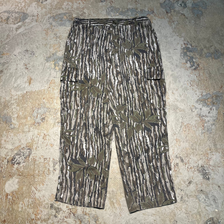 #4505 古着 unknow/real tree work Pants/リアルツリーワークパンツ/リアルツリー柄/サイズ36×34