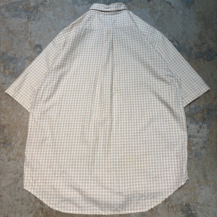 古着 GAP/ ギャップ/  ボタンダウン半袖シャツ/ チェック柄/ サイズXL
