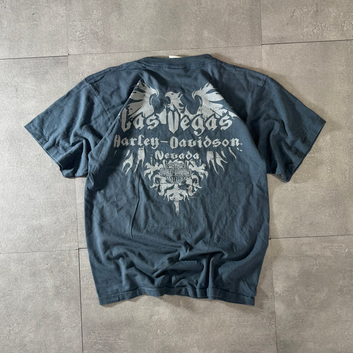 古着 USA製 Harley-Davidson ハーレーダビッドソン プリントTシャツ シングルステッチ サイズM