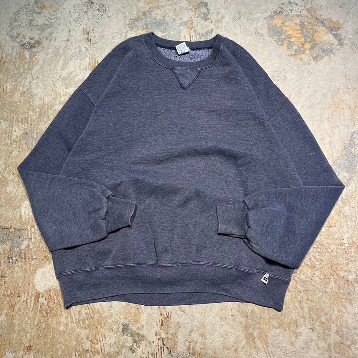 #3497 古着/Russell/ラッセル/Crewneck sweat/クルーネックスウェット/無地/サイズXL