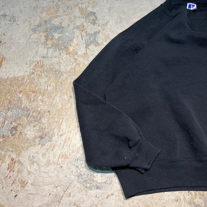 #3740 古着/Russell/ラッセル/Crewneck sweat/クルーネックスウェット/ブランクスウェット/無地/MADE IN USA/アメリカ製/サイズL