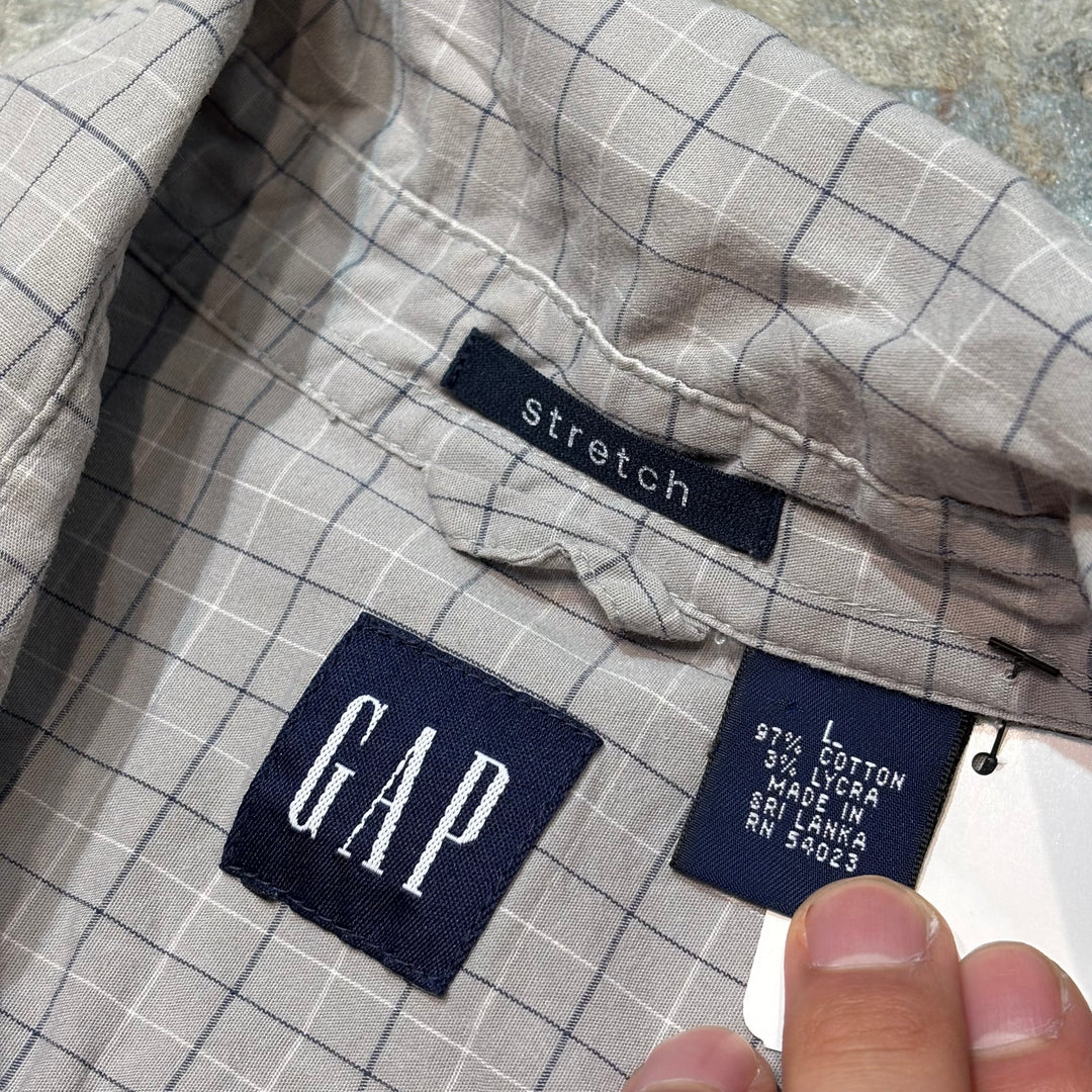 古着 GAP/ ギャップ/ 半袖シャツ/ チェック柄/ サイズL