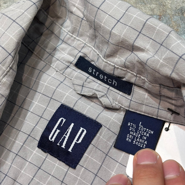 古着 GAP/ ギャップ/ 半袖シャツ/ チェック柄/ サイズL