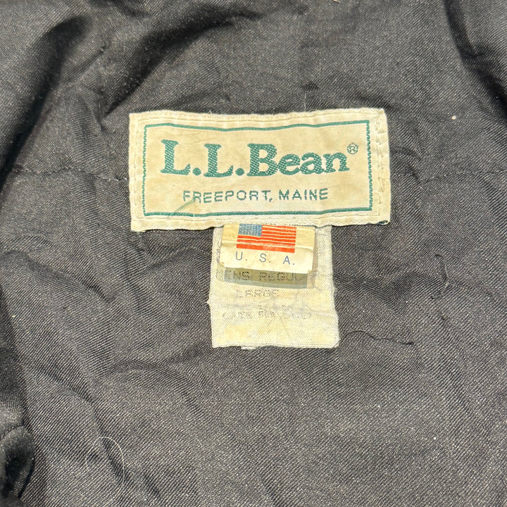 古着 USA製 80's~ L.L.Bean/ エルエルビーン/リアルツリーカモ/ 中綿ジャケット/ サイズL