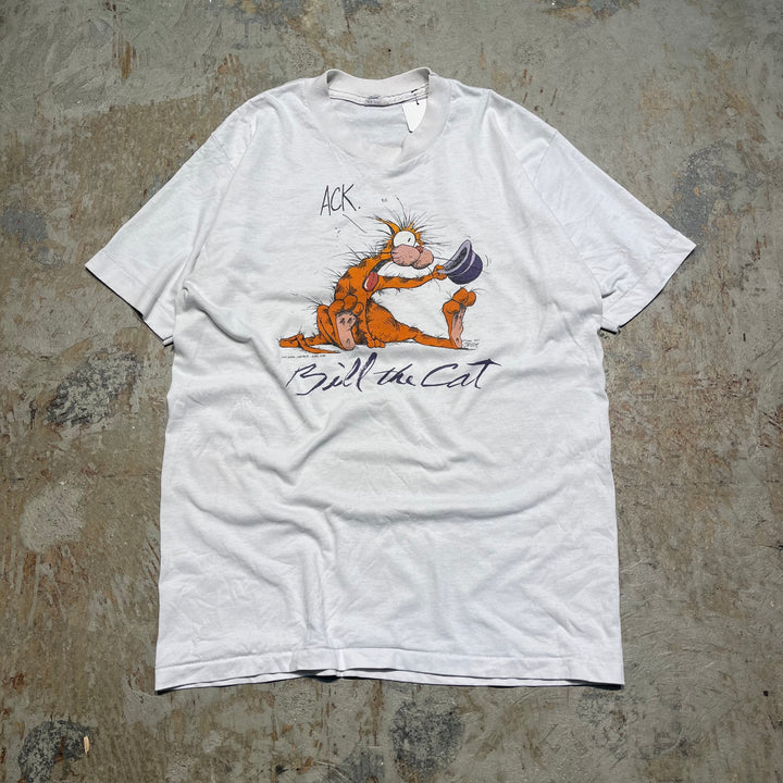 古着 80's USA製 ビルザキャット/ヴィンテージ シングルステッチ Tシャツ/サイズL