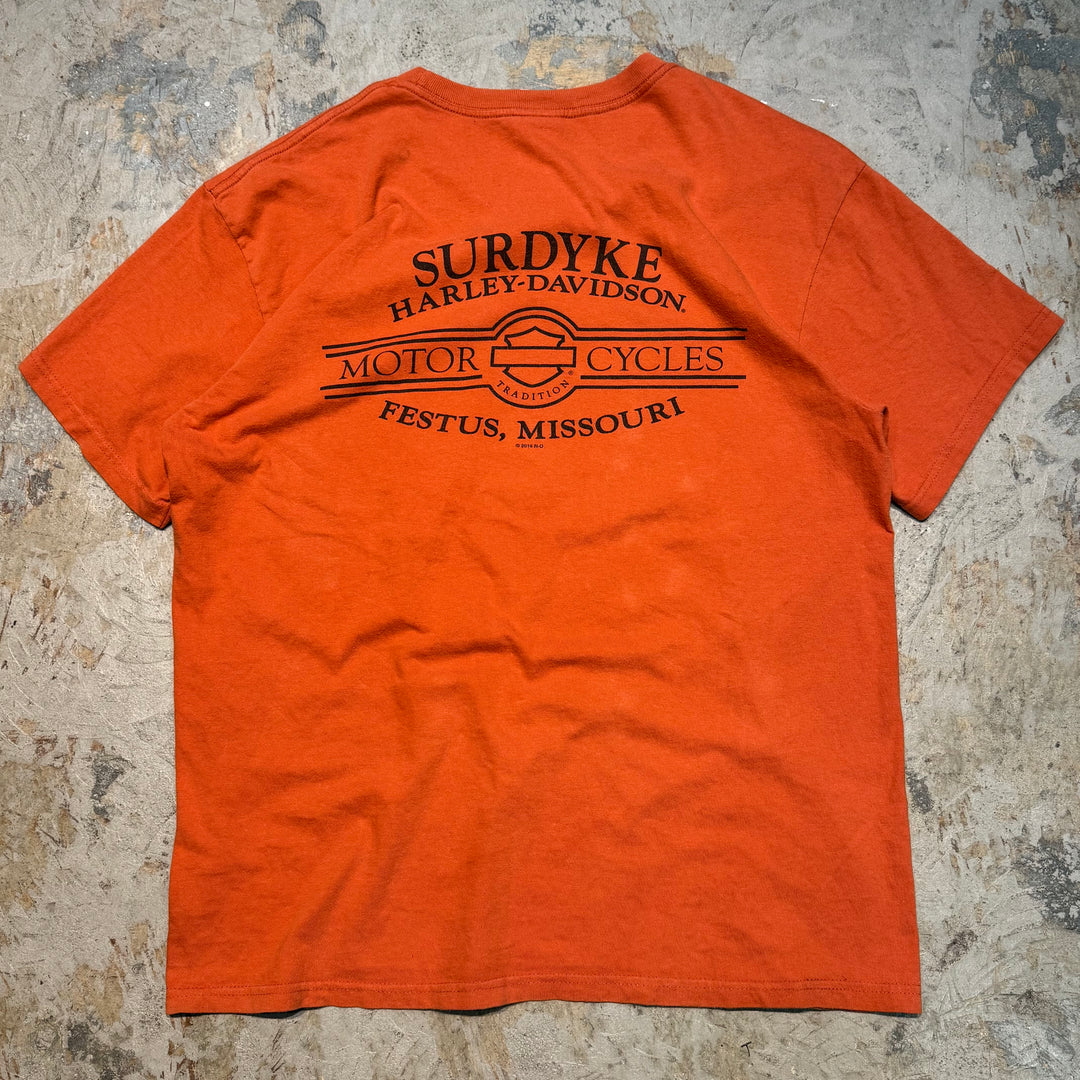古着 USA製 Harley-Davidson/ハーレーダビッドソン/ プリントTシャツ/ サイズXL